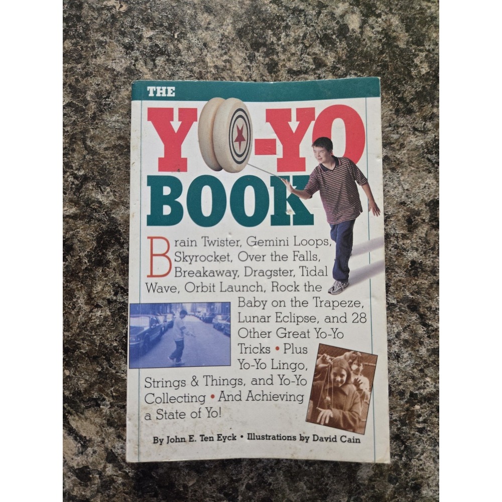 The Yo-Yo Book John E. Ten Eyck 30+ Tricks Vintage Workman Paperback YoYo Guide